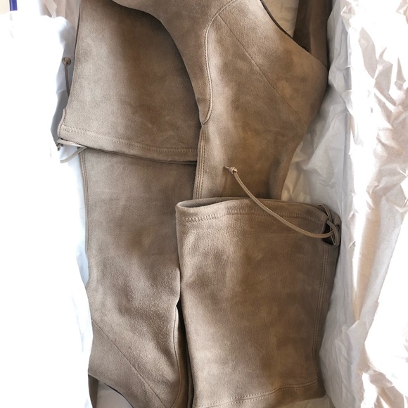 Stuart Weitzman Highland Boot in Topo Suede - Picture 13 of 14